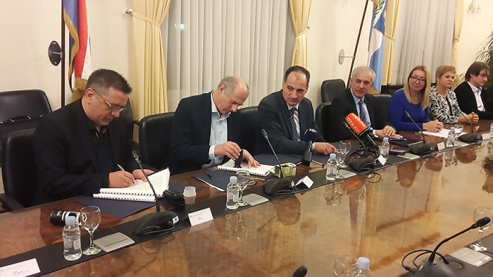 Potpisan Ugovor o dodjeli bespovratnih sredstava za gradnju Centra za gospodarenje otpadom Biljane Donje
