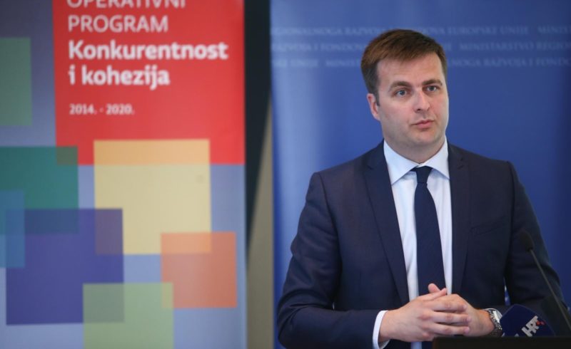 Ministar Ćorić na svečanom potpisivanju Ugovora za projektiranje i izvođenje radova na izgradnji CGO-a Biljane Donje
